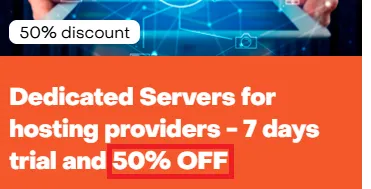 Hostkey 50% off offer